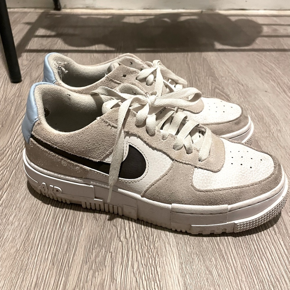 Nike Airforce 1’s Pixel Desert Sand